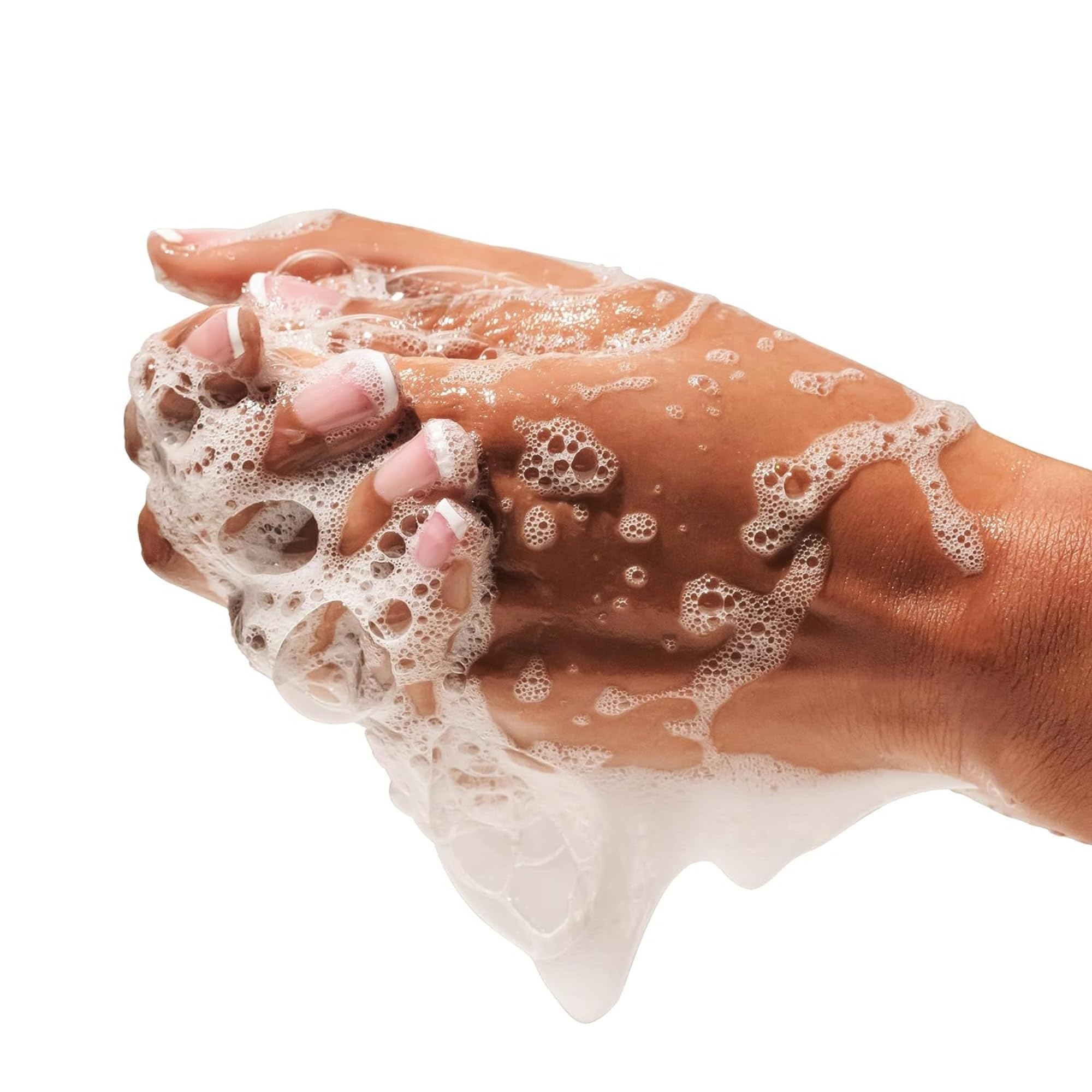 Beekman 1802 goat milk hand wash foam lather for gentle cleansing