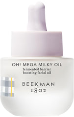 Beekman 1802 Oh! Mega Milky Oil bottle pour for deep hydration without greasiness.