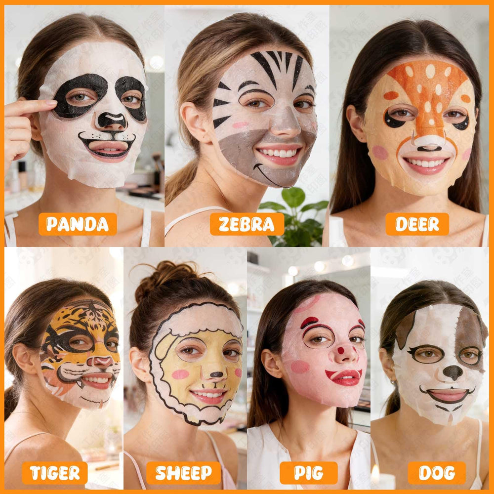 Beenefits pig-design facial mask for soft, comfortable wear