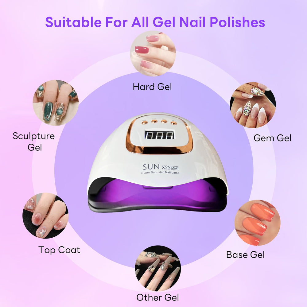 BEENLE ABS-plastic nail lamp body combines durability with scratch resistance