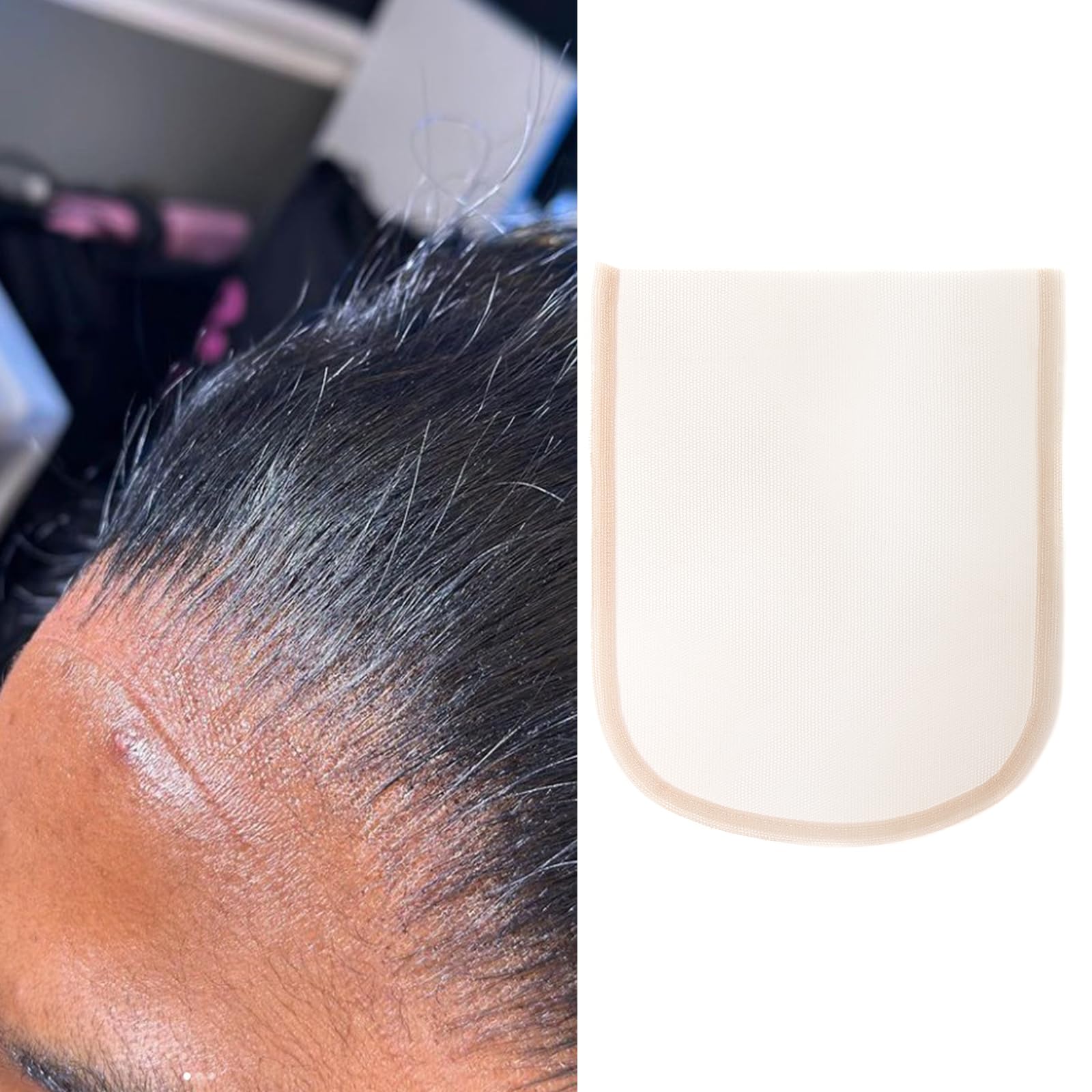BEEOS 5x5 skinlike HD lace closure provides a seamless, natural-looking hairline.