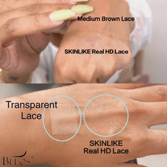 Beeos Invisible Film lace closure creates an undetectable scalp appearance.