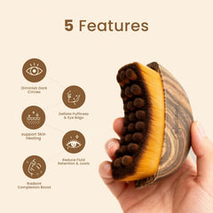 BeepWell soft bristles ideal for sensitive skin daily dry brushing.