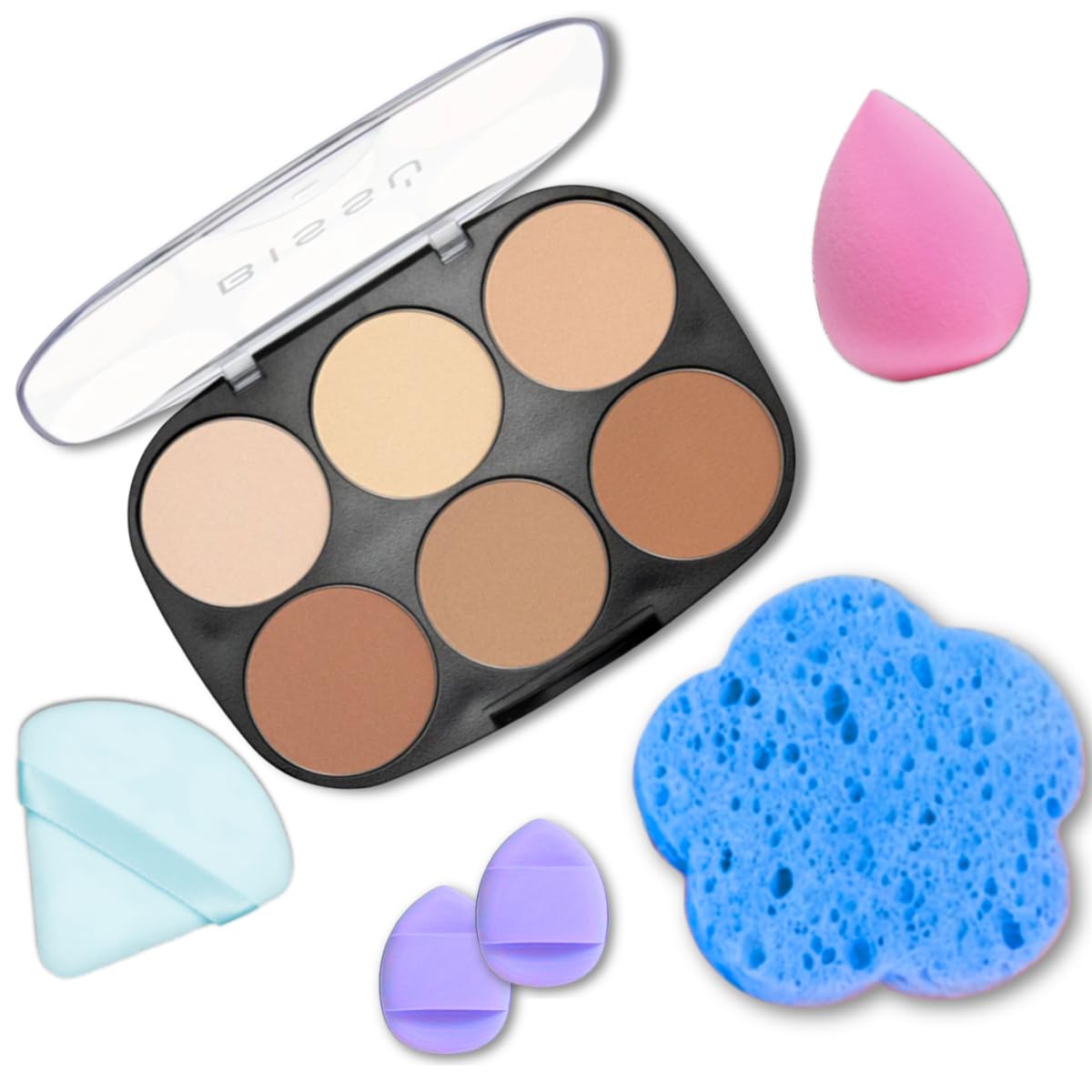 Beetbul contour palette close-up showing three shade options for sculpting