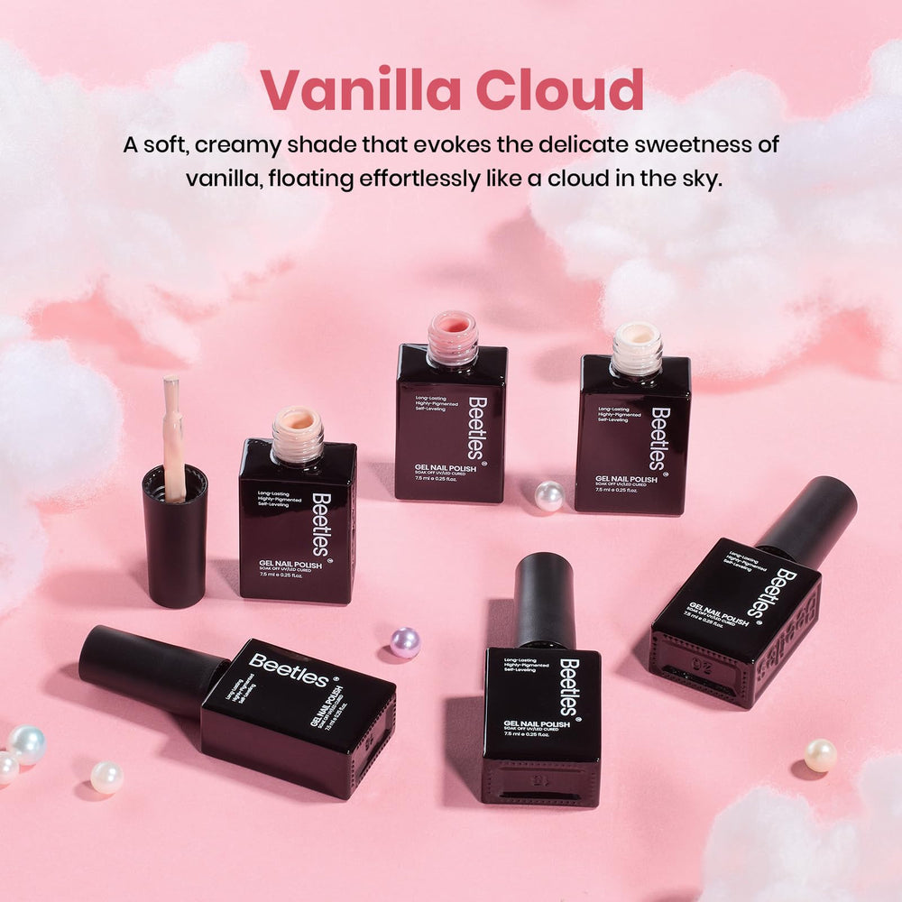 Beetle Nude Pink gel polish set gift packaging ideal for gifting or self-care.