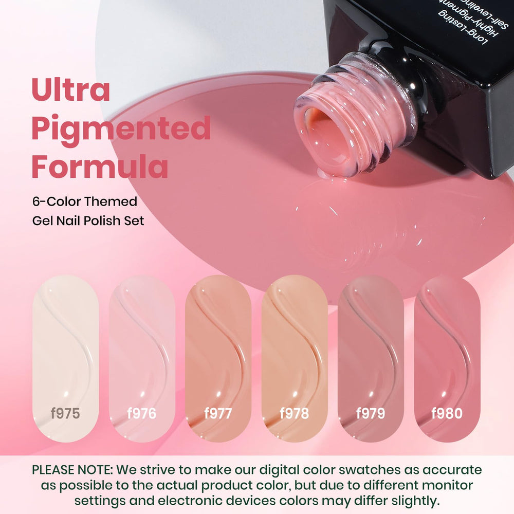 Beetle Nude Pink gel polish set top coat finish delivers lasting shine and durability.
