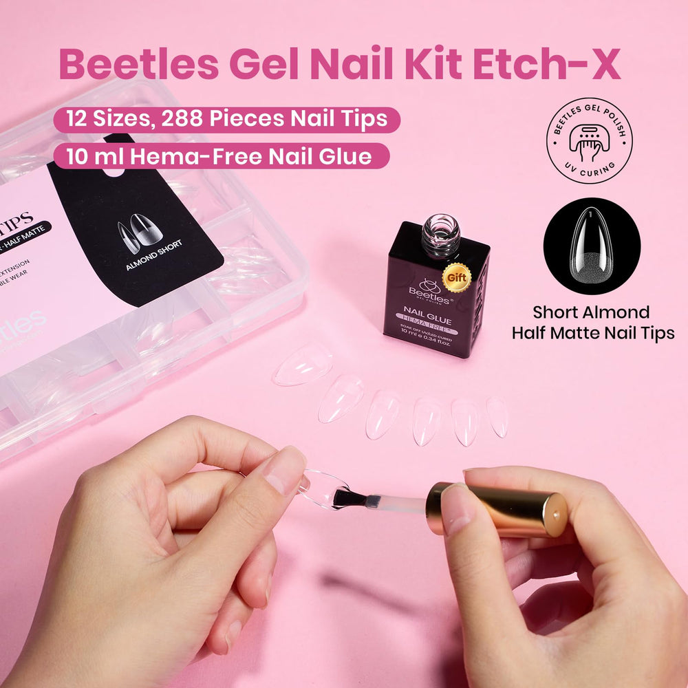 Beetles 10ml HEMA-free nail glue gel for strong adhesion