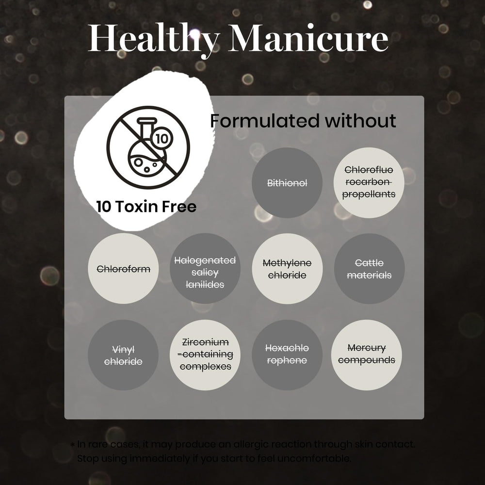 Beetles toxin-free formula offers low odor for comfortable at-home manicures.