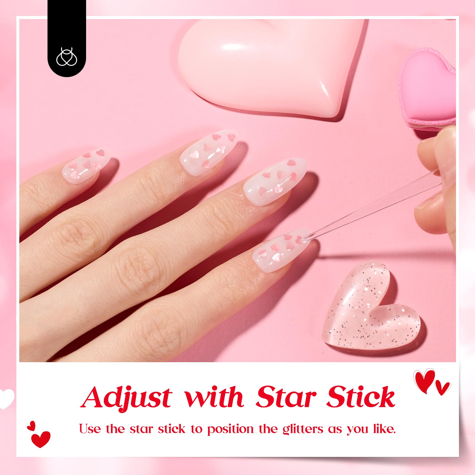 Beetles Pink Heart Top Coat offers up to 28+ days of shine.