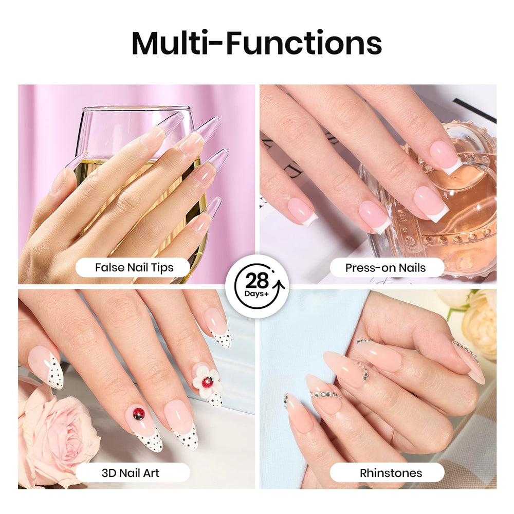 Beetles 3D nail art gel enables secure sculpting for intricate designs.