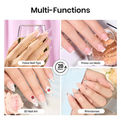 Beetles 3D nail art gel enables secure sculpting for intricate designs.