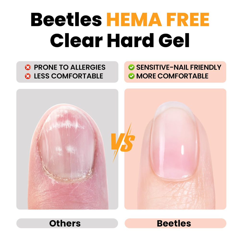 Beetles 9-in-1 sculpting gel enabling strong extensions and apex building.
