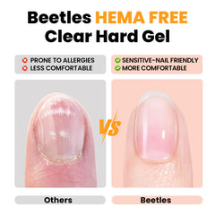 Beetles 9-in-1 sculpting gel enabling strong extensions and apex building.
