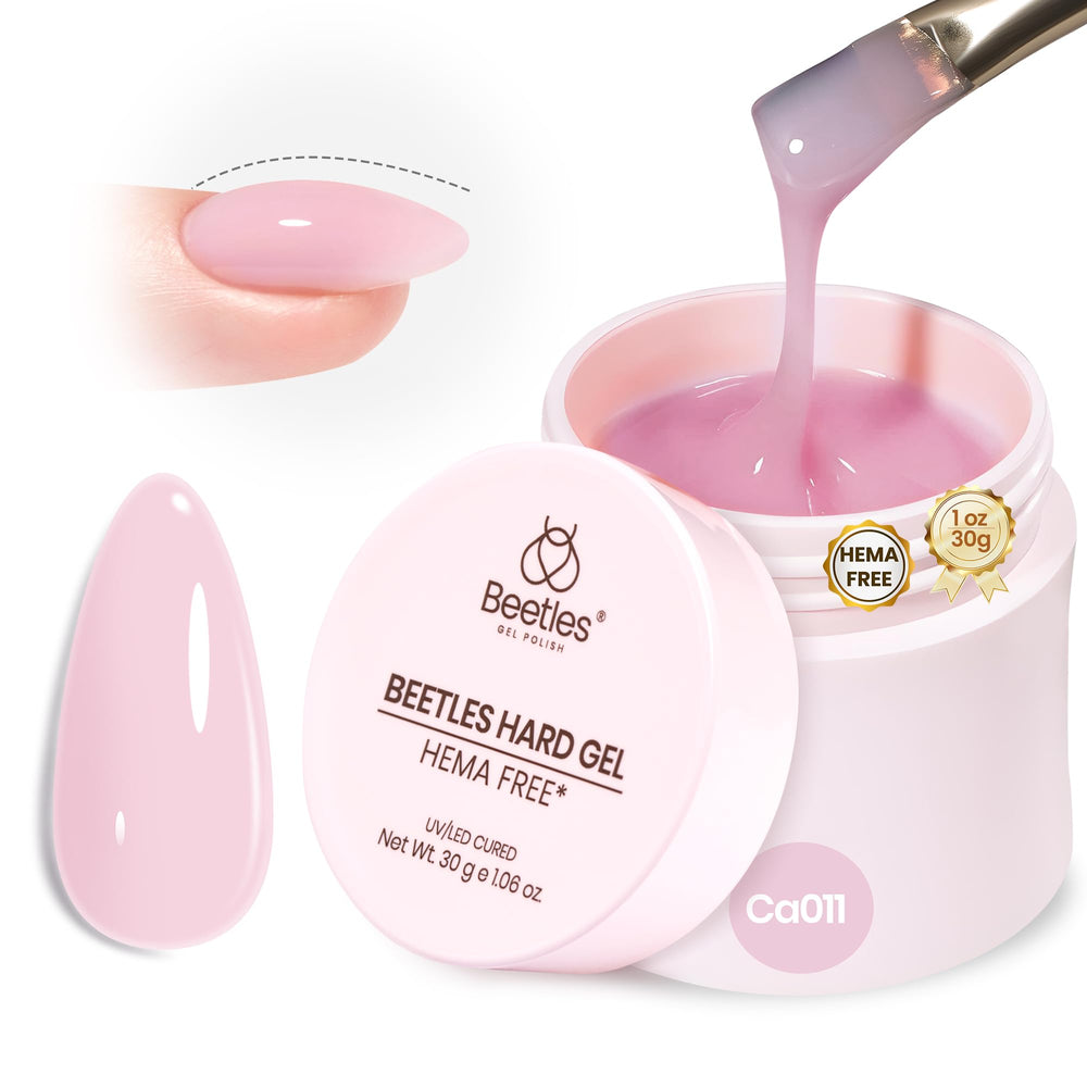 Beetles HEMA-Free hard gel jar for professional nail sculpting