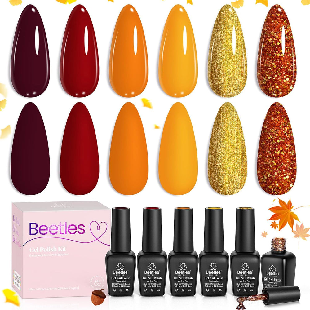 Beetles gel polish swatches guide for DIY nail art ideas.