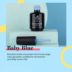 Beetles Baby Blue swatches show vibrant spring-summer color beauty
