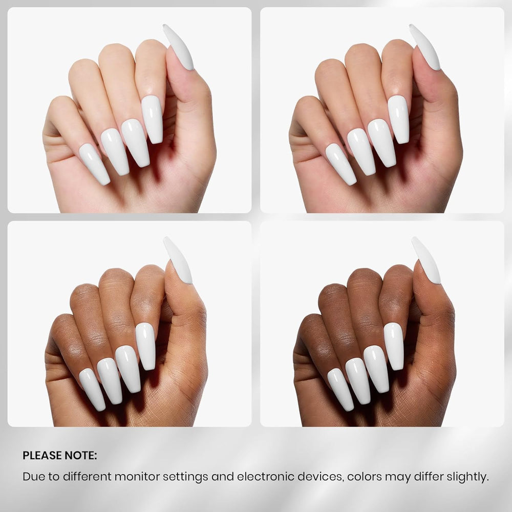 Beetles White Gel Polish requires base and top coats for best finish.
