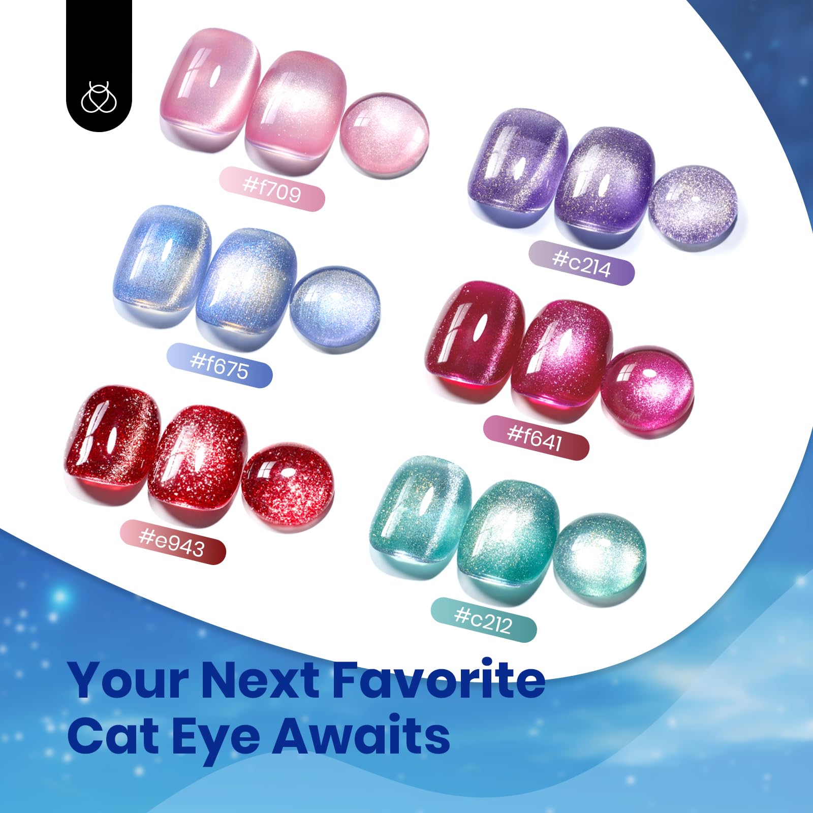 Beetles Blue Cat Eye Gel Polish makes a gift-ready manicure set option.