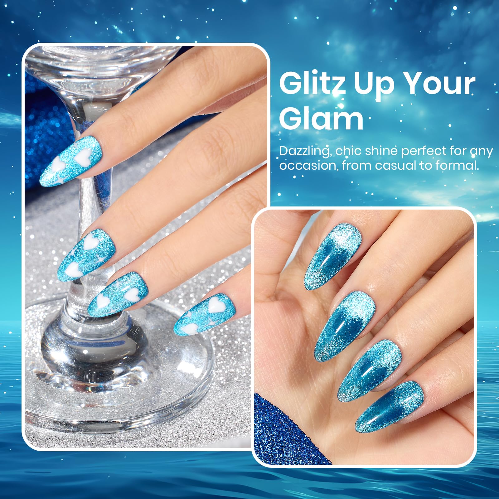 Beetles Blue Cat Eye gift packaging suitable for gifting beauty lovers.