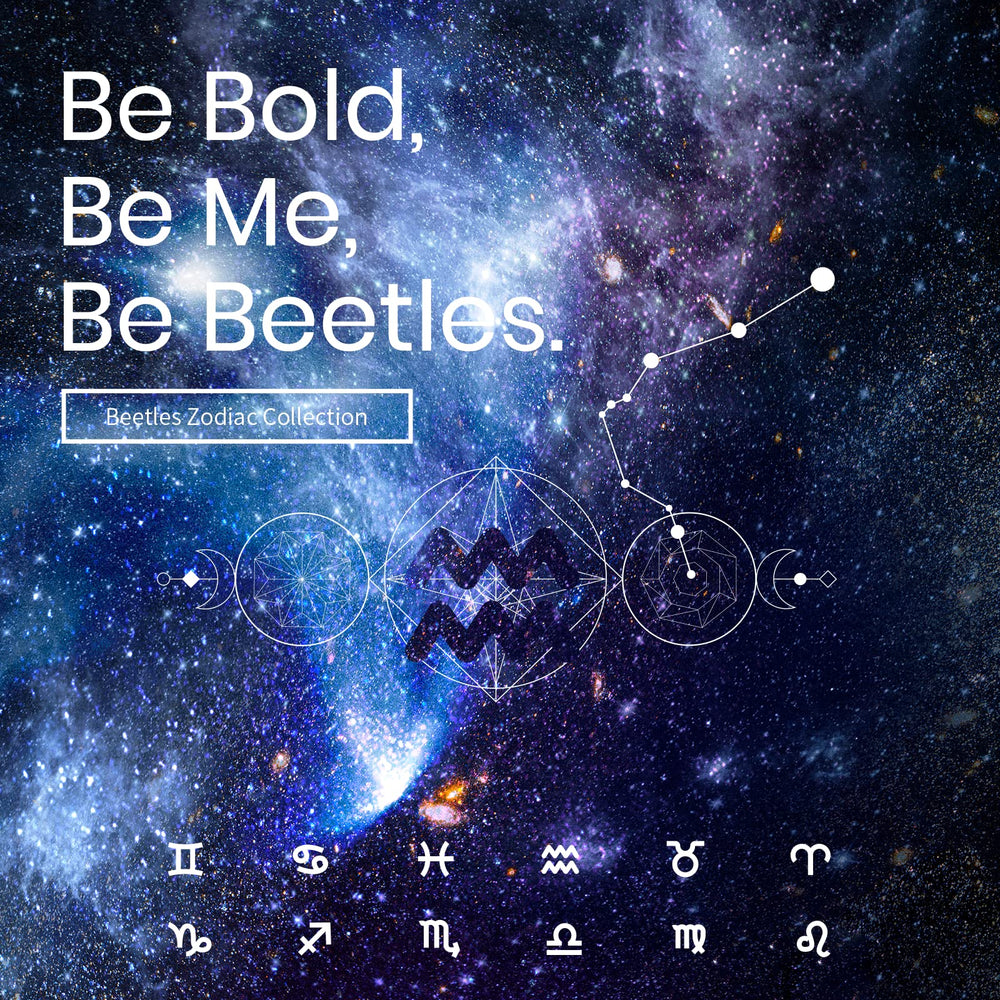 Beetles Aquarius Holy Water packaging image, ready for gift-giving.