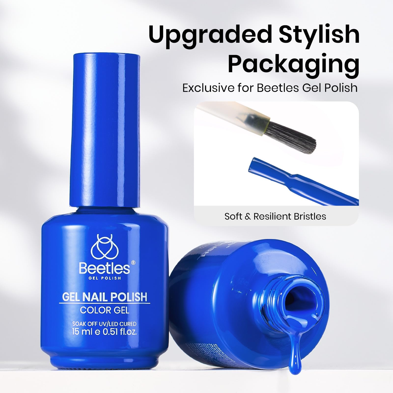 Beetles Blue Gel Polish ideal gift presentation for beauty lovers.