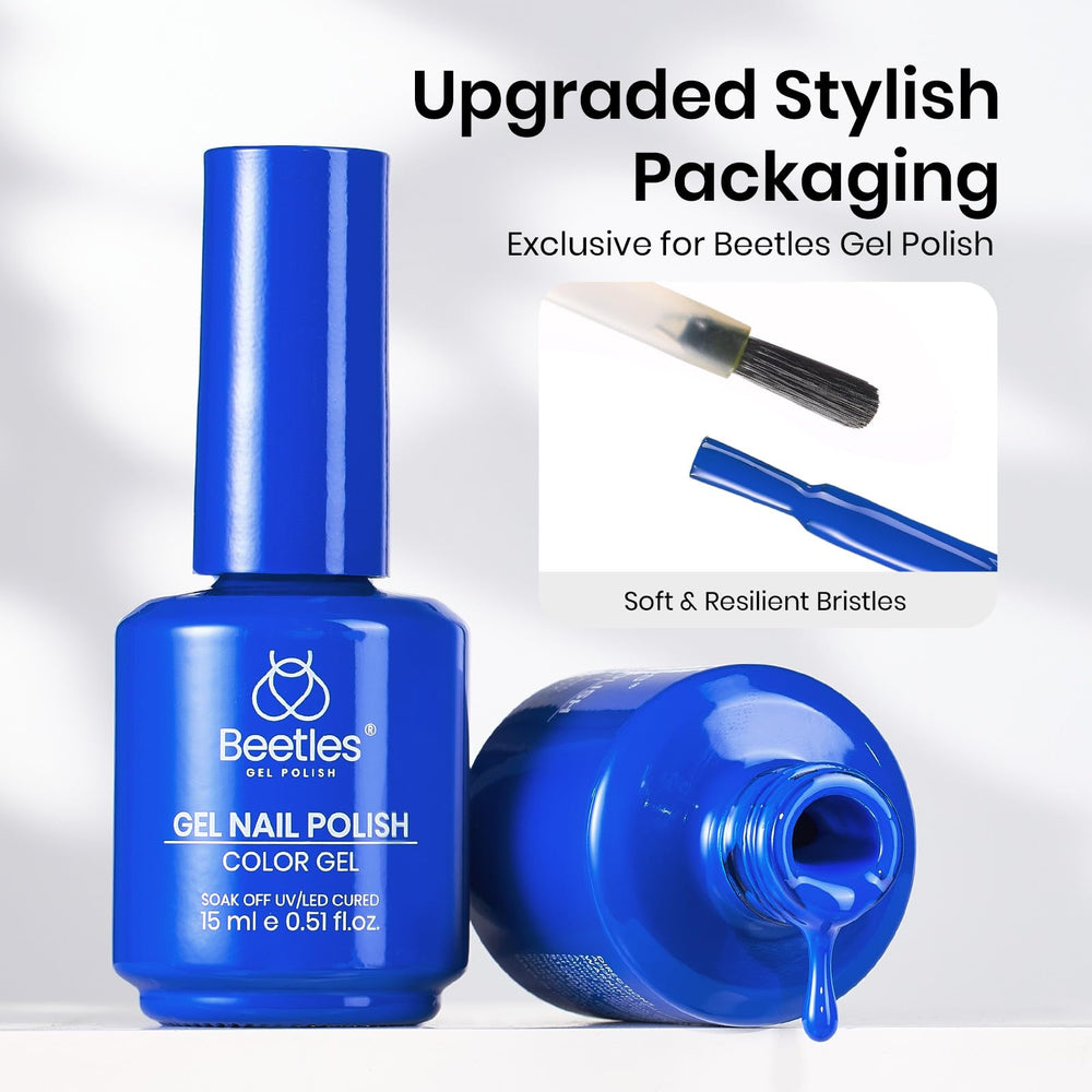 Beetles Blue Gel Polish ideal gift presentation for beauty lovers.