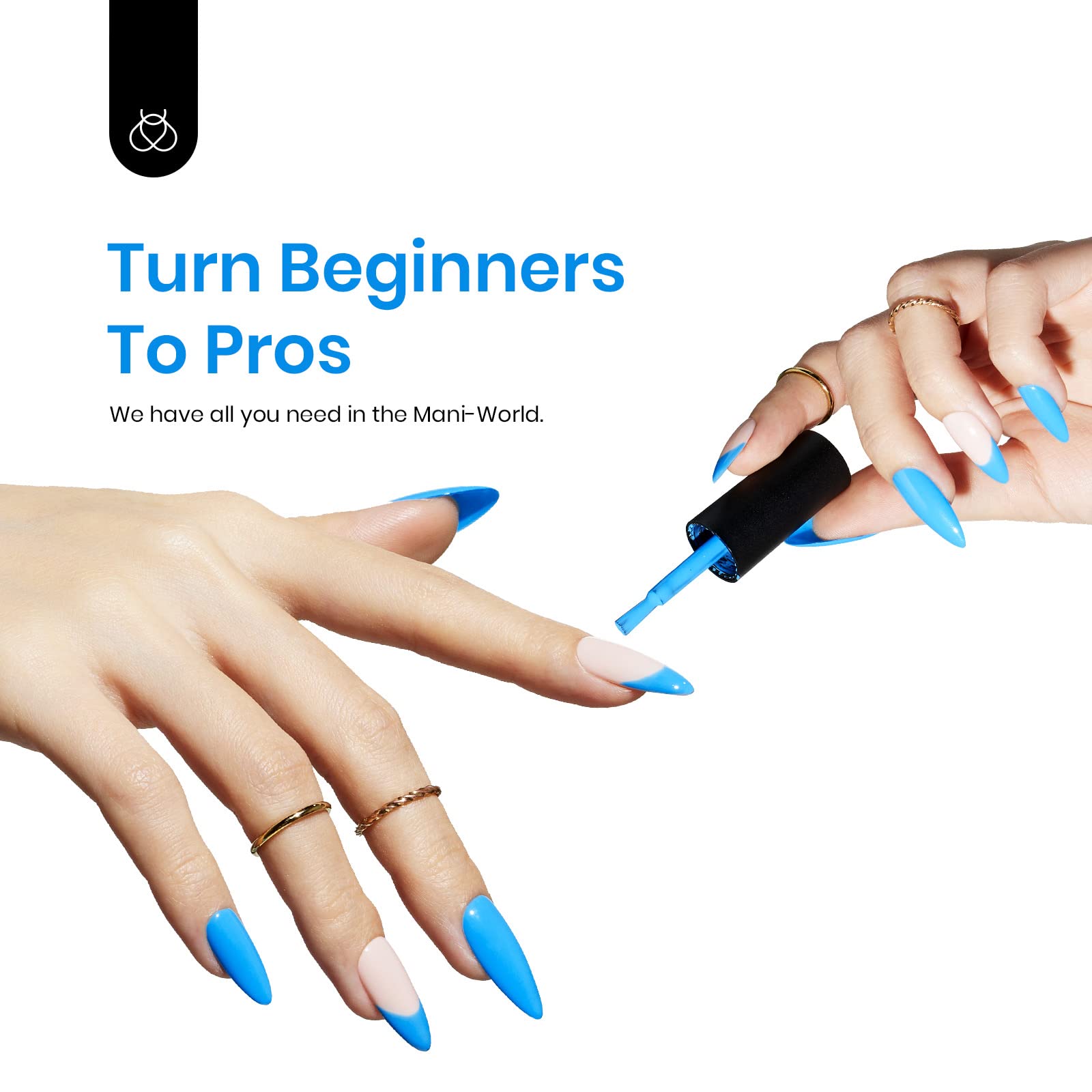 Beetles blue gel polish beside UV lamp hints at salon-grade home results