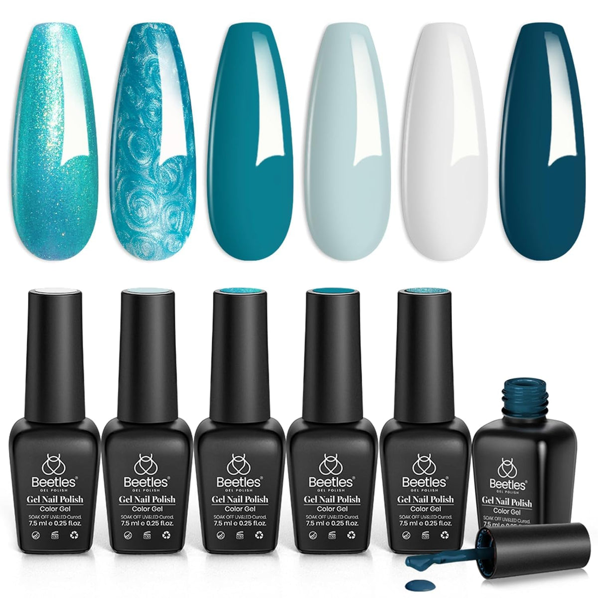 Beetles Gel Polish Navy shade for elegant nails with durable wear.