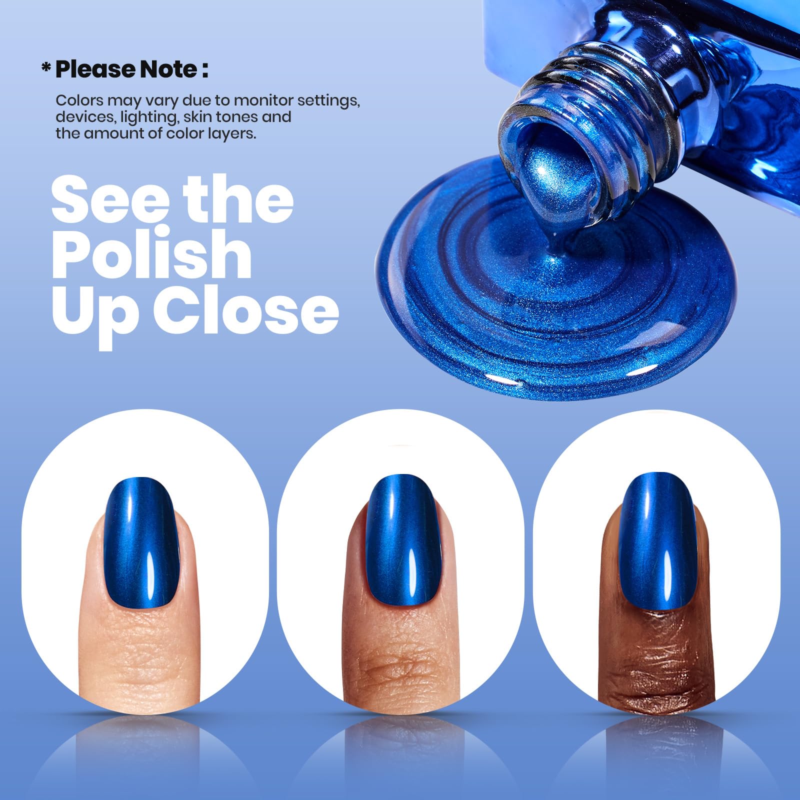 Beetles Blue Mirror Nail Polish packaging emphasizes gift-ready presentation