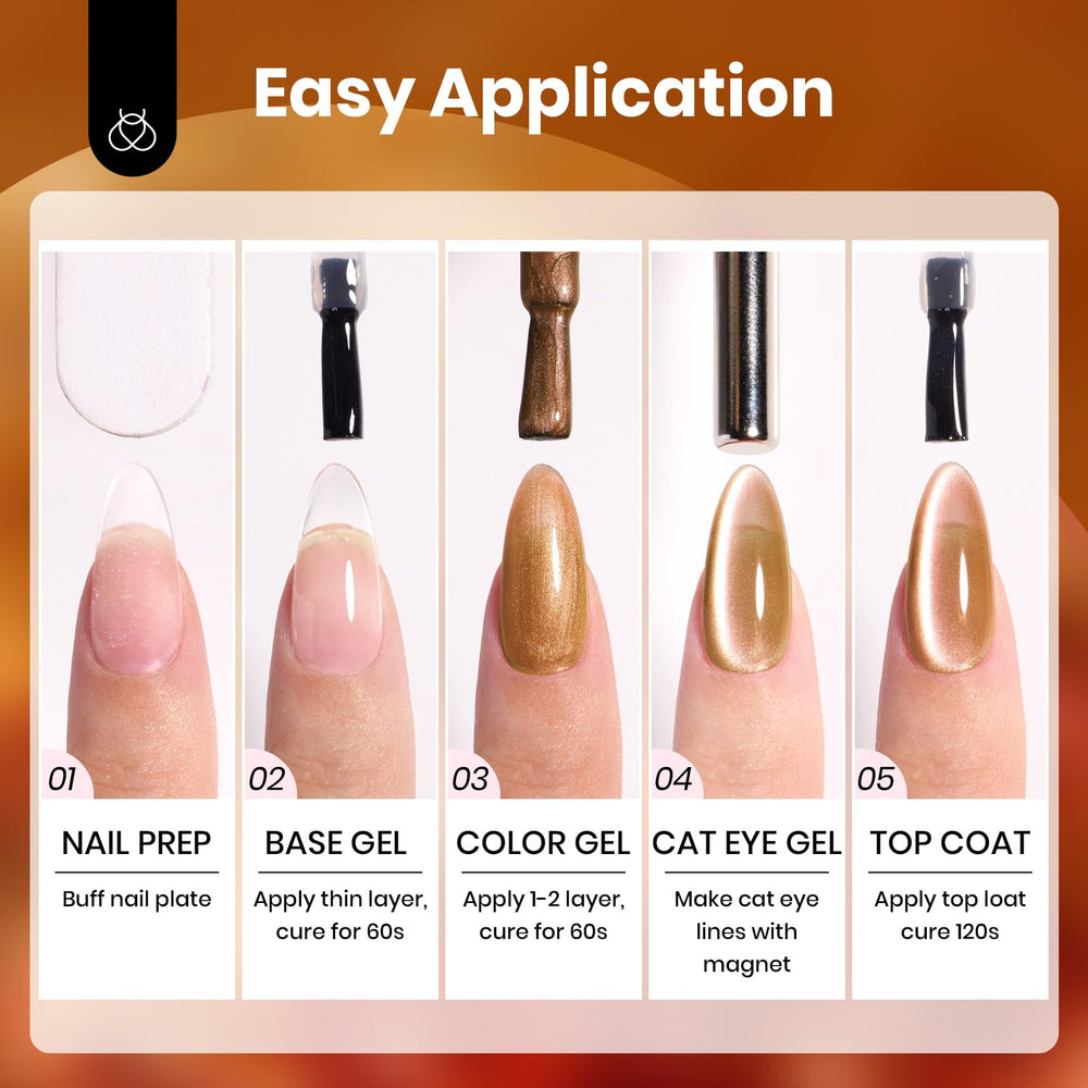 Cafe-inspired brown cat eye shade suitable for everyday wear