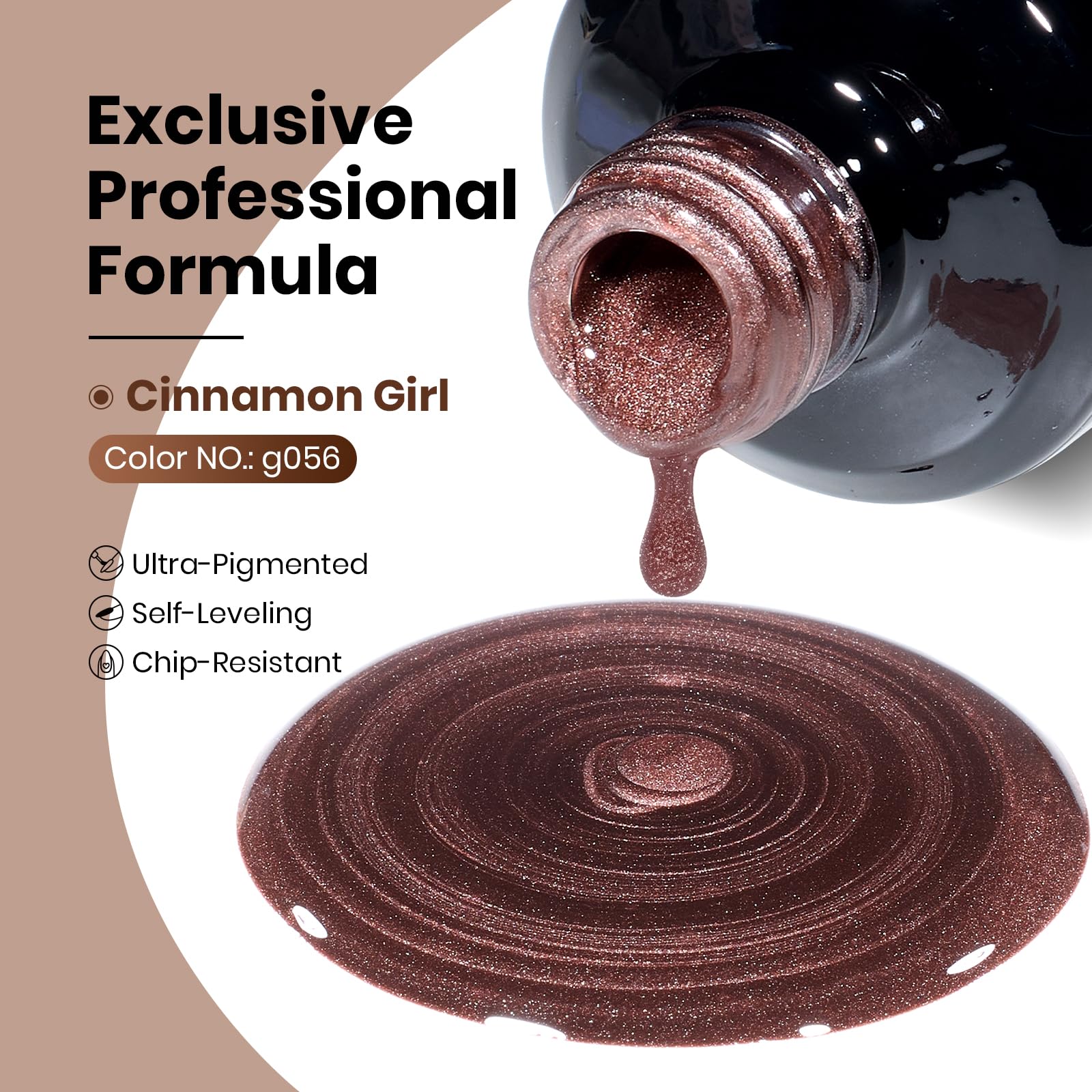 Beetles Brown Cat Eye Gel Polish showcase in gift-set context appeals to beauty lovers