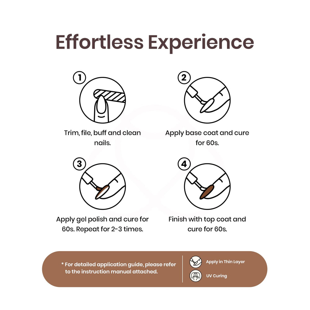 Beetles Brown Gel Nail Polish packaging emphasizes minimal waste.