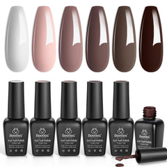 Beetles Caramel Cappuccino gel polish for a rich, long-lasting manicure