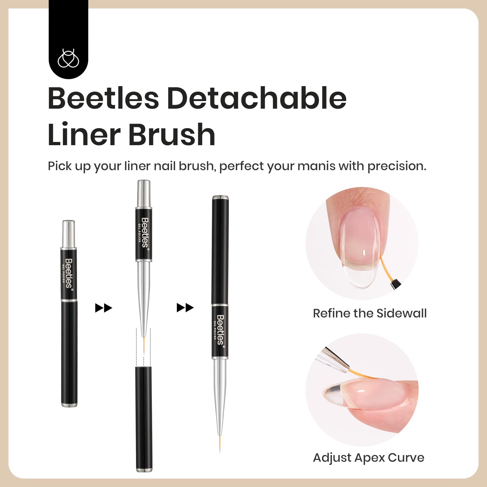 Beetles Builder Gel 15ml for durable nail extensions