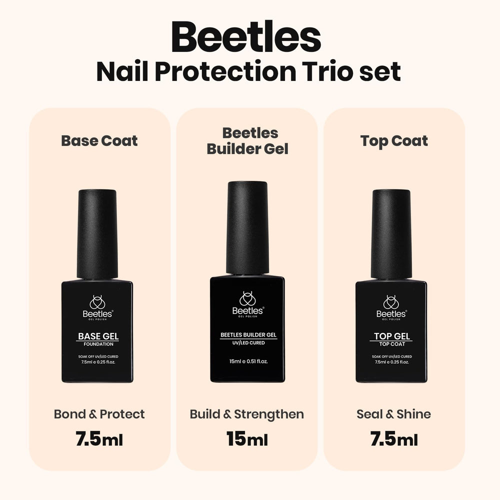 Beetles Builder Gel base coat improves adhesion for longer-lasting nails