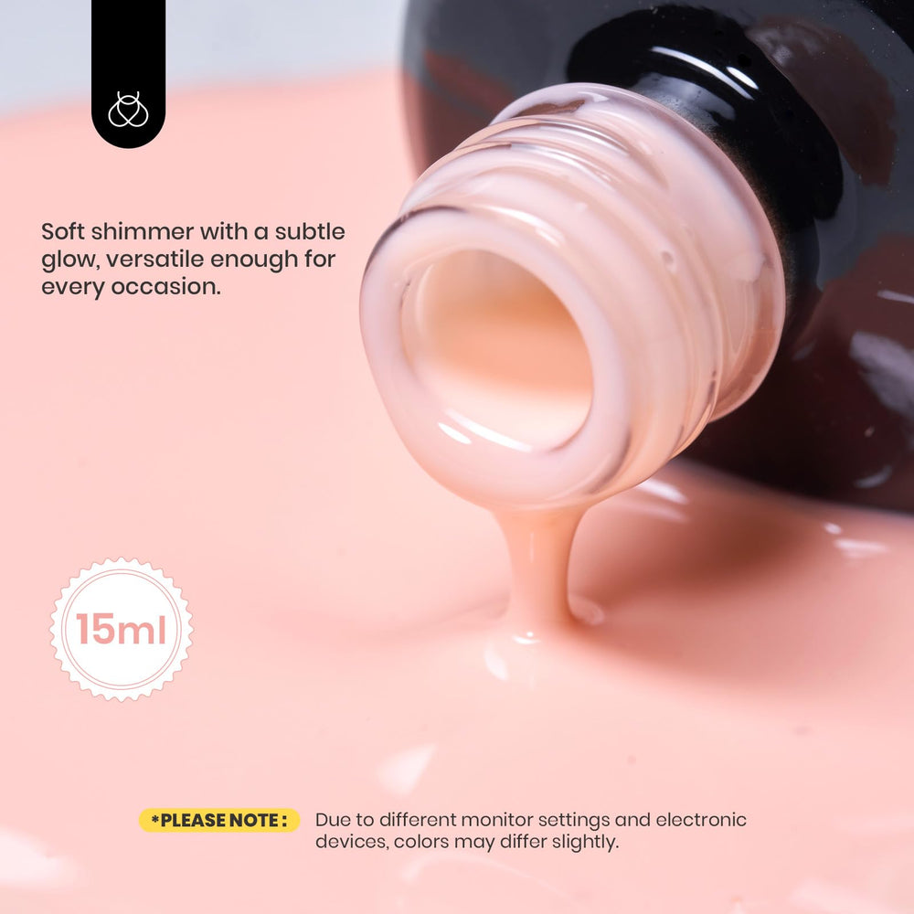 Beetles Builder Gel durable finish supports long-lasting wear on nails.