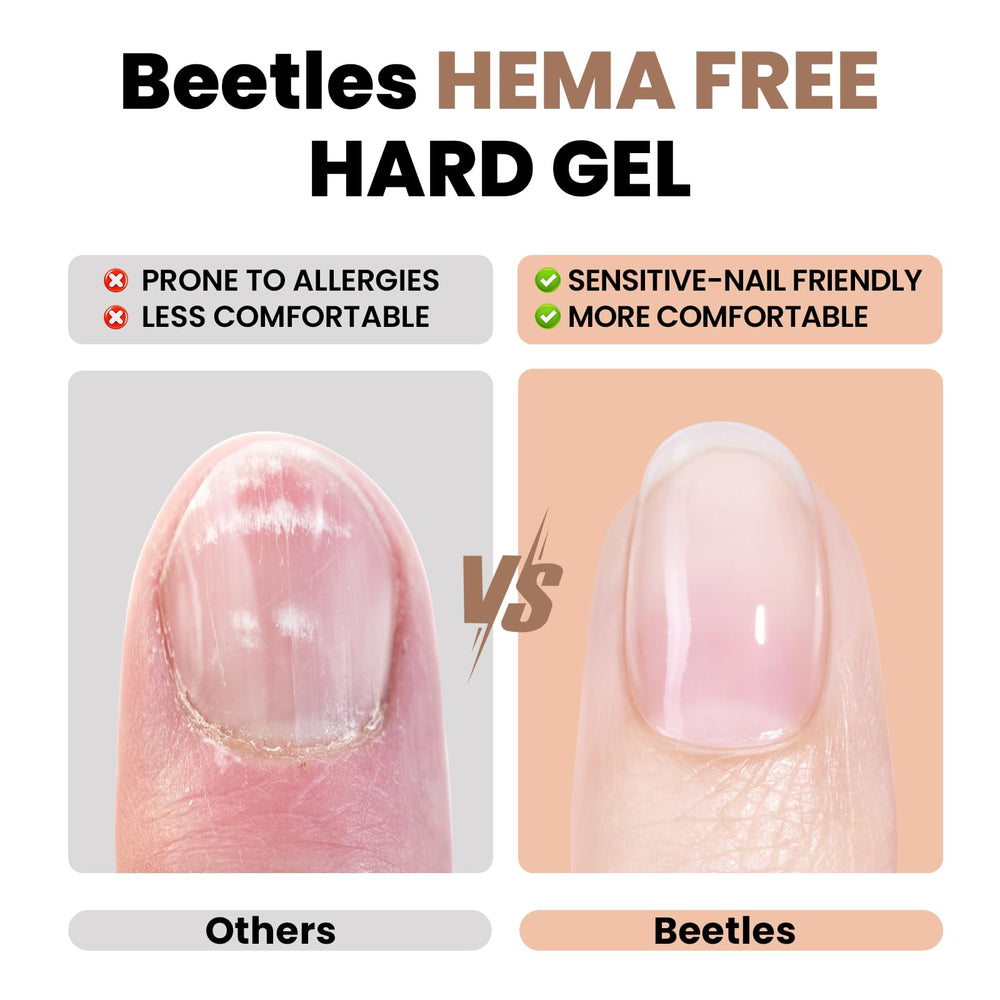 Beetles Chestnut Breeze color swatches showcase four shades for quick nail art ideas