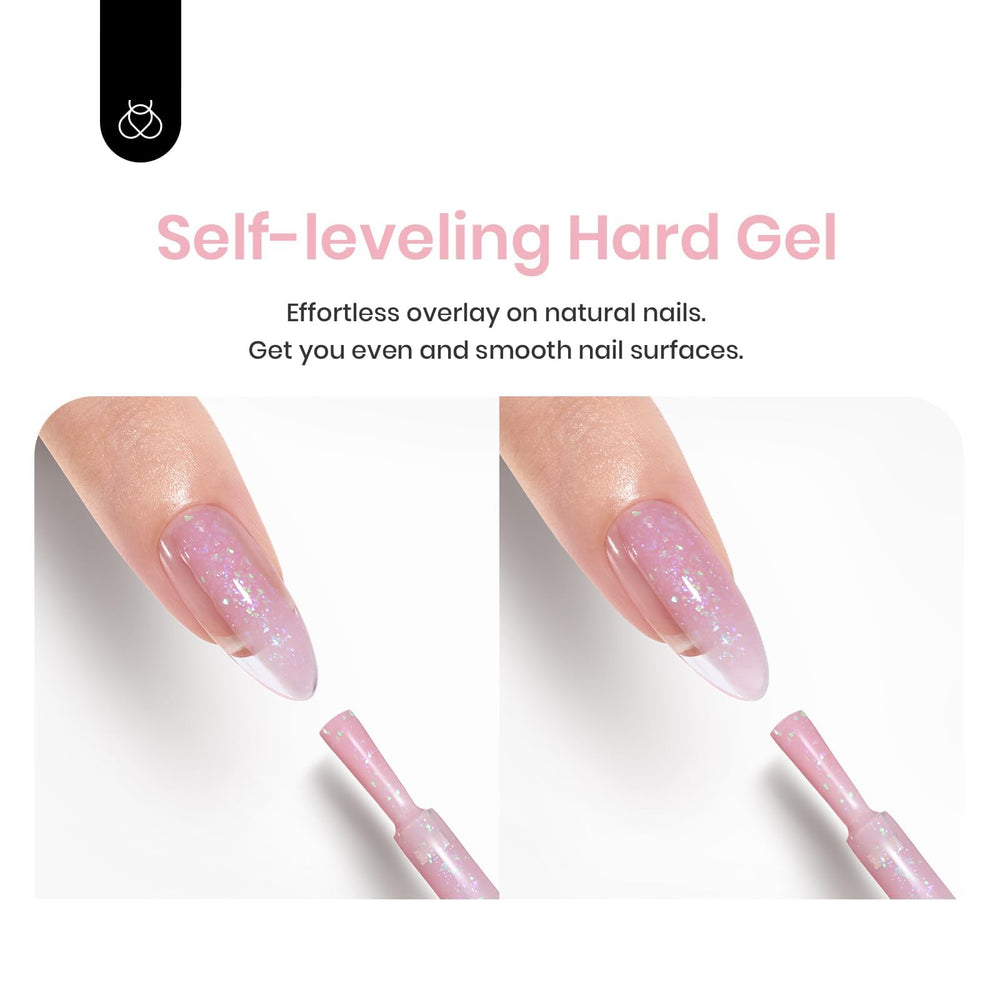 Easy application with Beetles Builder Gel Set for smooth results.