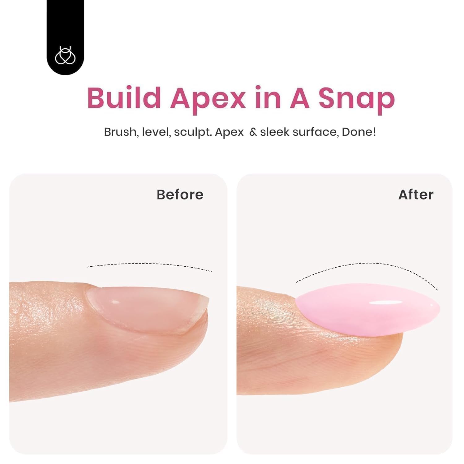 Beetles Builder Gel Sheer Luck apex-building capability in action