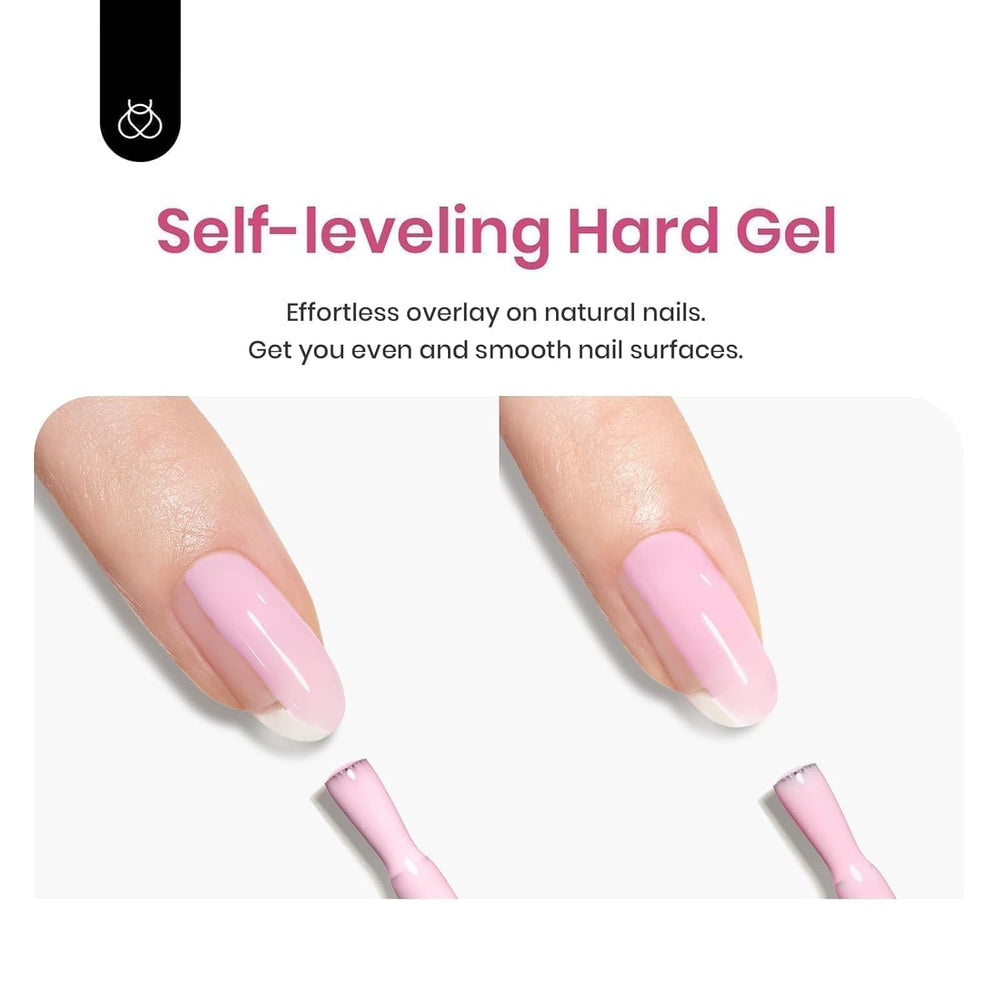 Beetles Builder Gel Sheer Luck UV/LED curing in seconds for quick nails