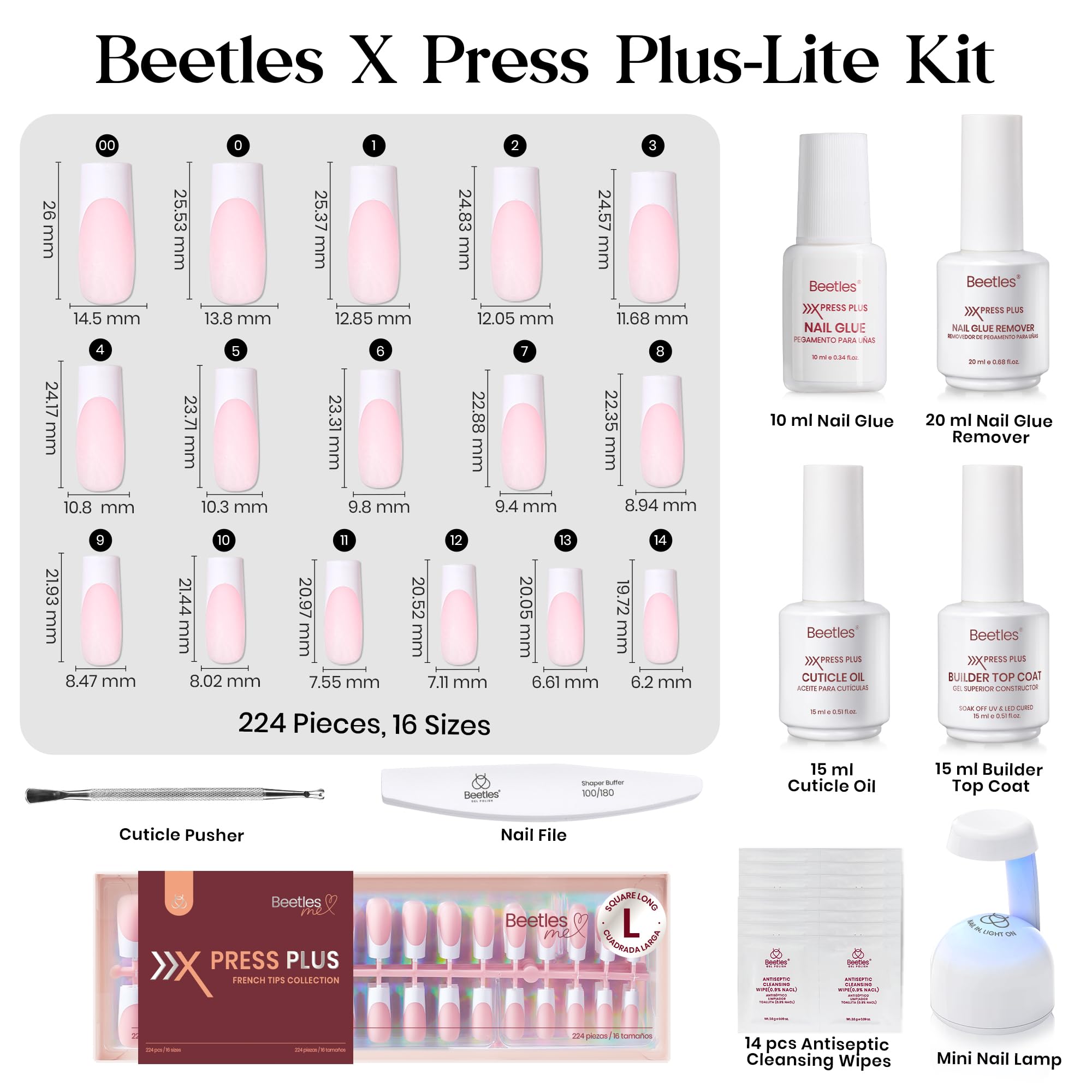 Beetles Builder Top Coat Rose 20ml seals color and wear