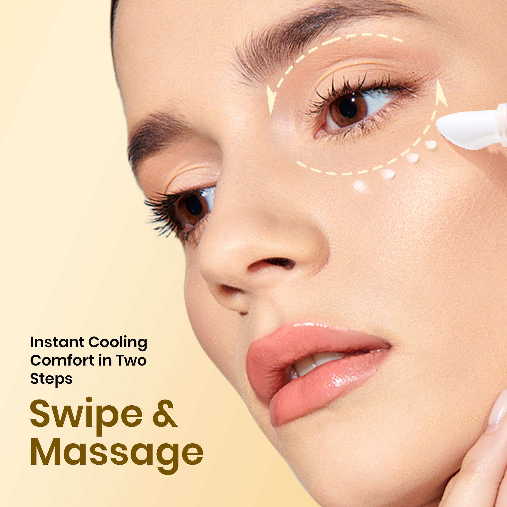 Beetles Caffeine Eye Cream retinol derivative texture close-up