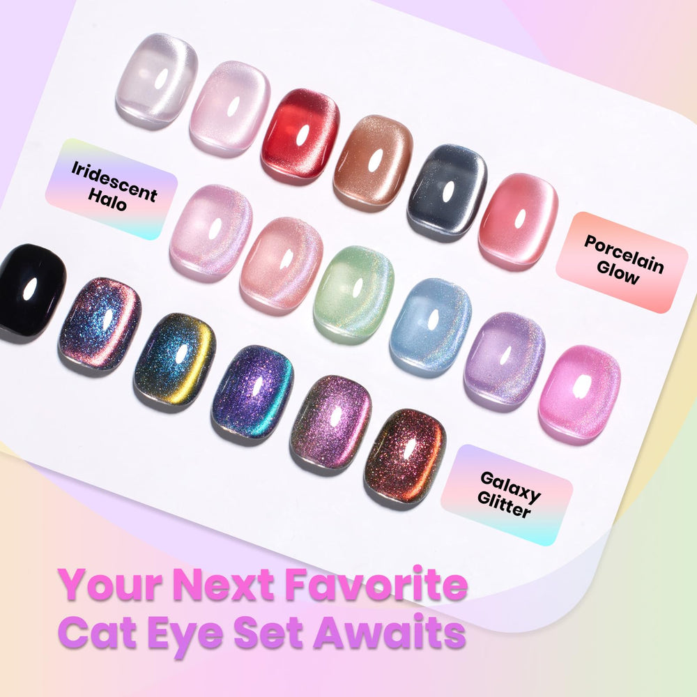 Beetles Cat Eye Application Guide image for nail art tips.