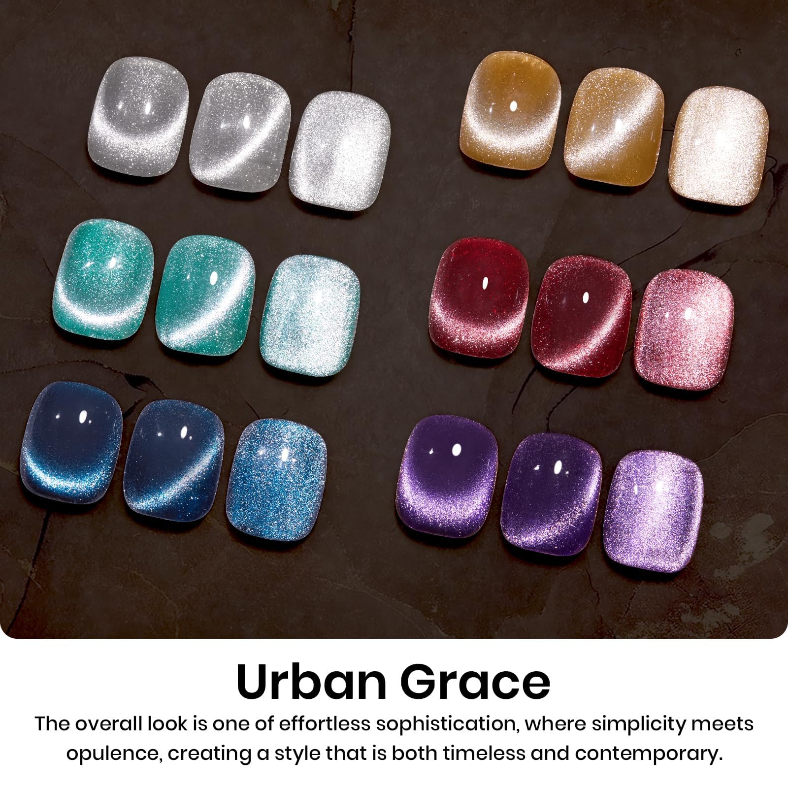 Beetles Cat Eye Magnet included for customizable nail effects