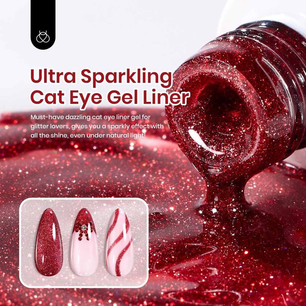 Beetles Cat Eye Gel Tip helps create stylish French tips.