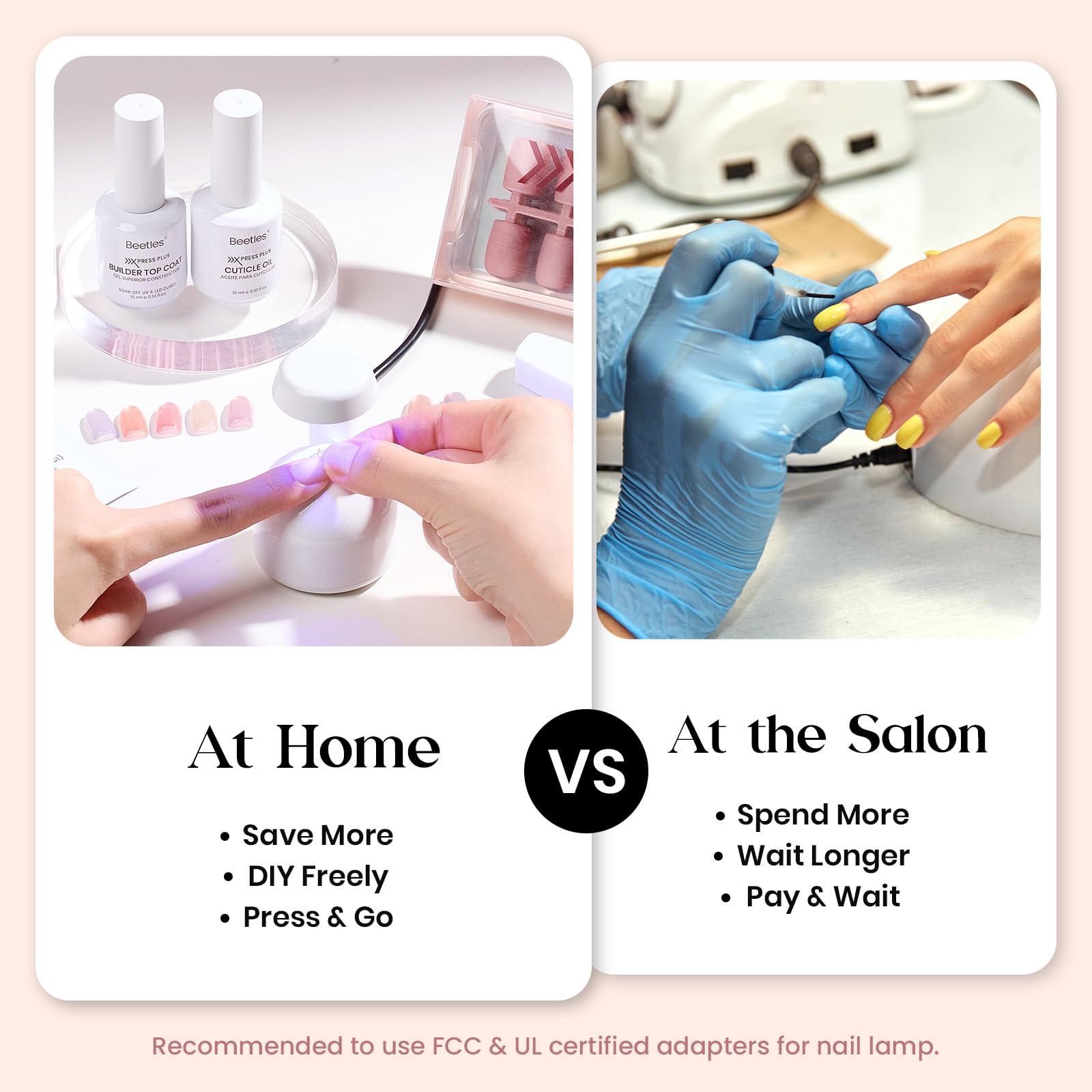Beetles Enchanted Aurora nail lamp for fast curing