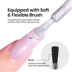 Beetles Cat Eye Top Coat anti-yellowing formula preserves color over time.