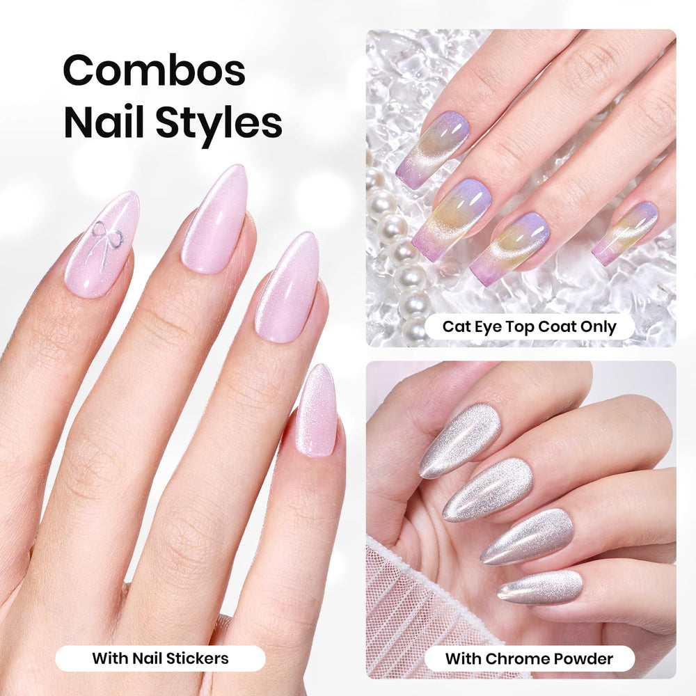 Beetles Cat Eye Top Coat durability suggesting up to four weeks of wear.