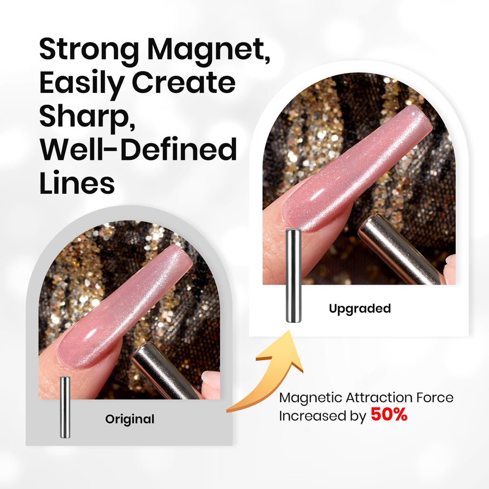 Beetles Cat Eye Top Coat precision brush enables effortless application.
