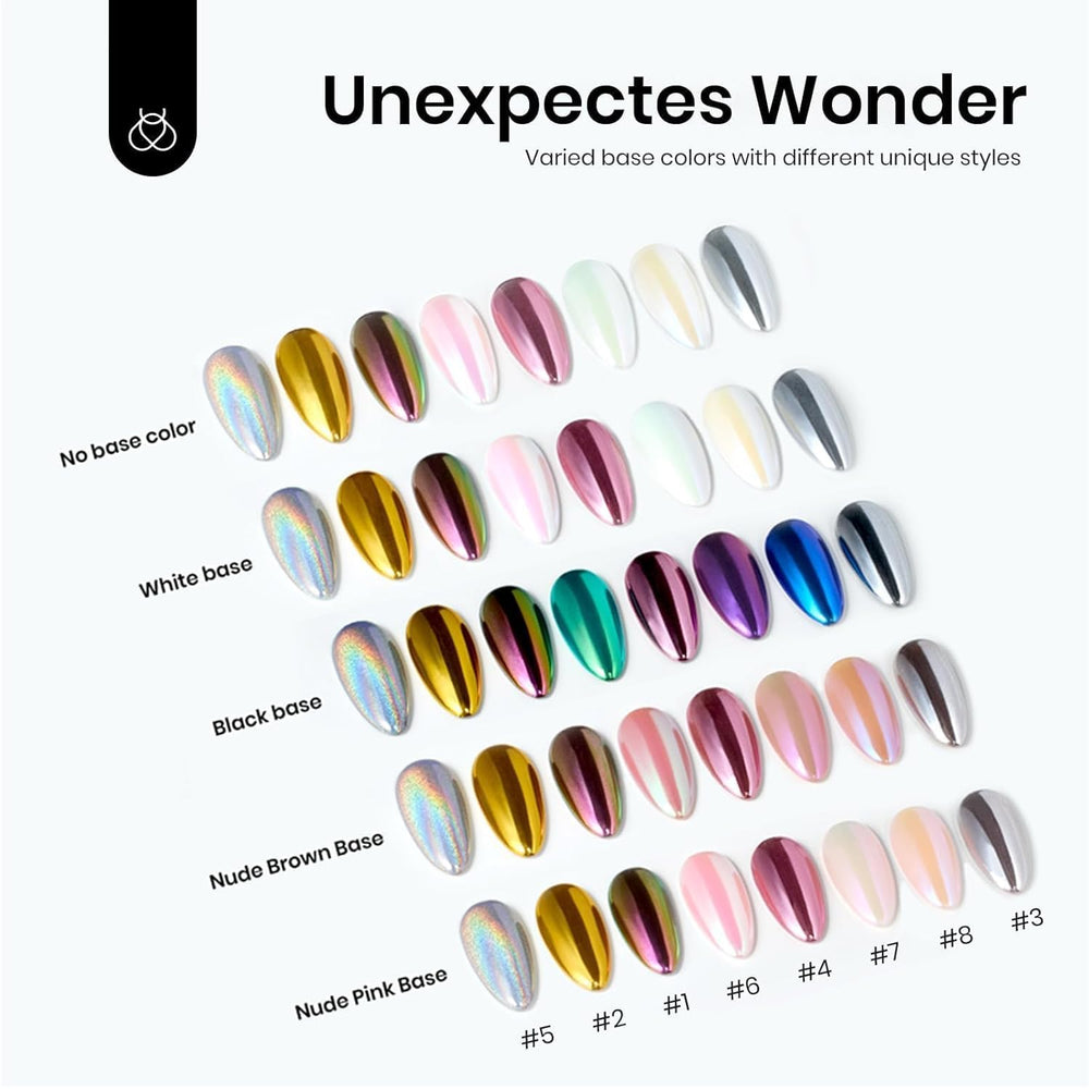Beetles Chrome Nail Powder Holographic Laser Silver for silver holographic sparkle
